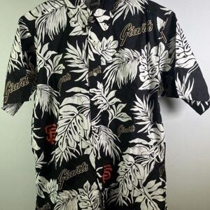 Reyn Spooner Black and White Giants Shirt